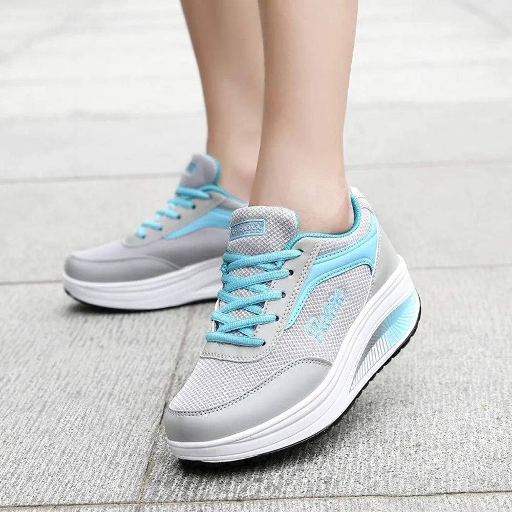 Orthopedic Sneakers for Women Arch Support Lace Up Breathable Lightweight Running Shoes Mesh Comfortable Cushion Sneakers