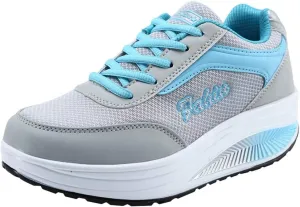 Orthopedic Sneakers for Women Arch Support Lace Up Breathable Lightweight Running Shoes Mesh Comfortable Cushion Sneakers