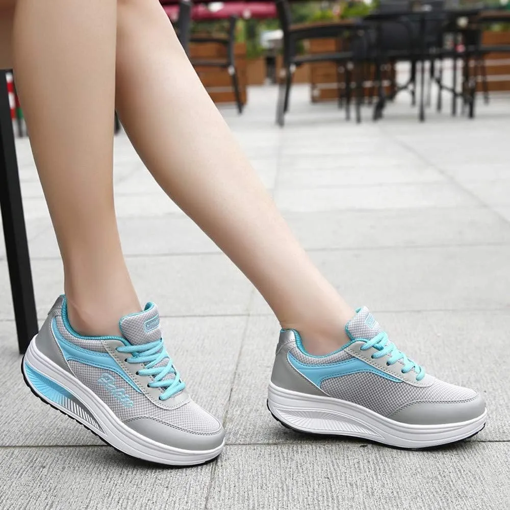 Orthopedic Sneakers for Women Arch Support Lace Up Breathable Lightweight Running Shoes Mesh Comfortable Cushion Sneakers