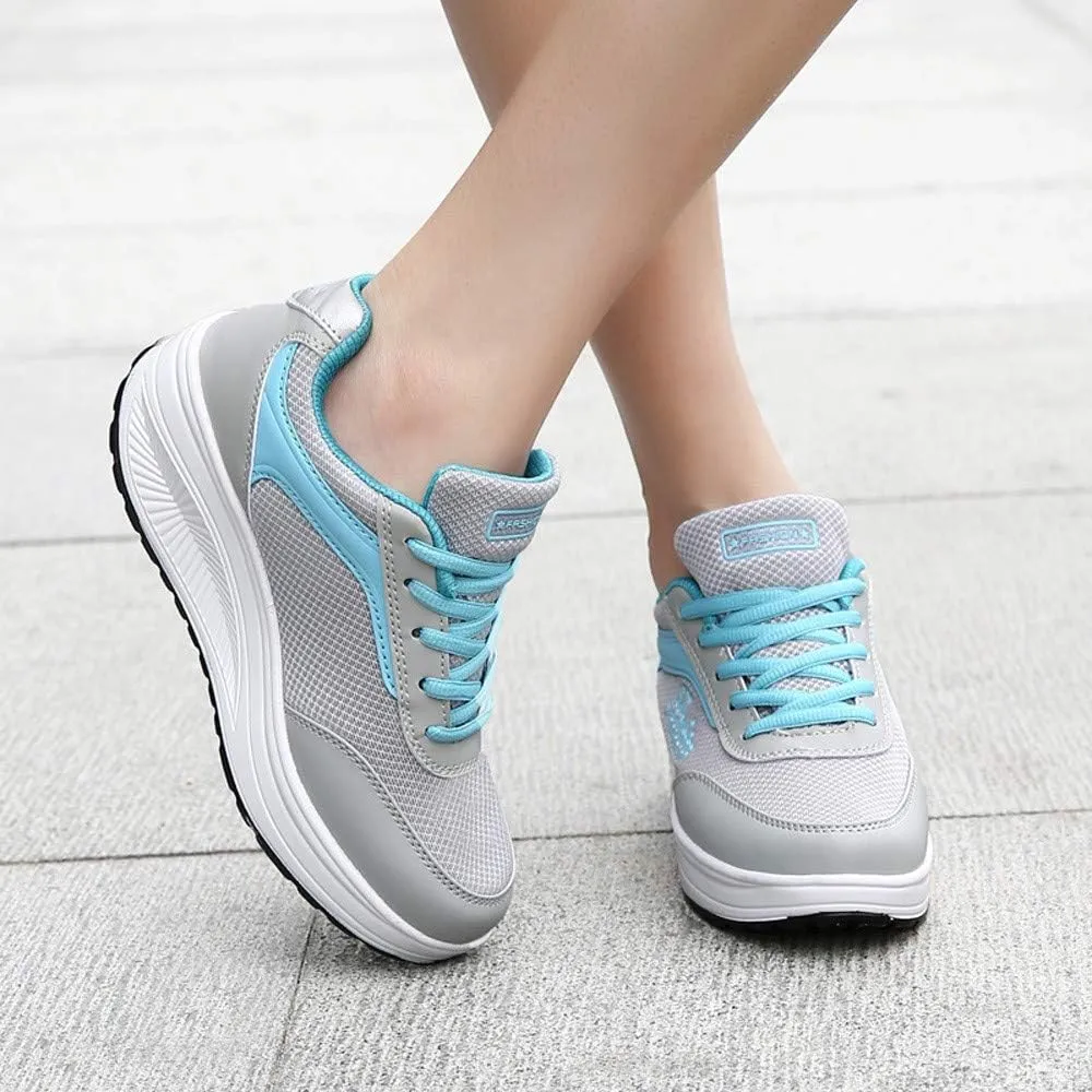Orthopedic Sneakers for Women Arch Support Lace Up Breathable Lightweight Running Shoes Mesh Comfortable Cushion Sneakers