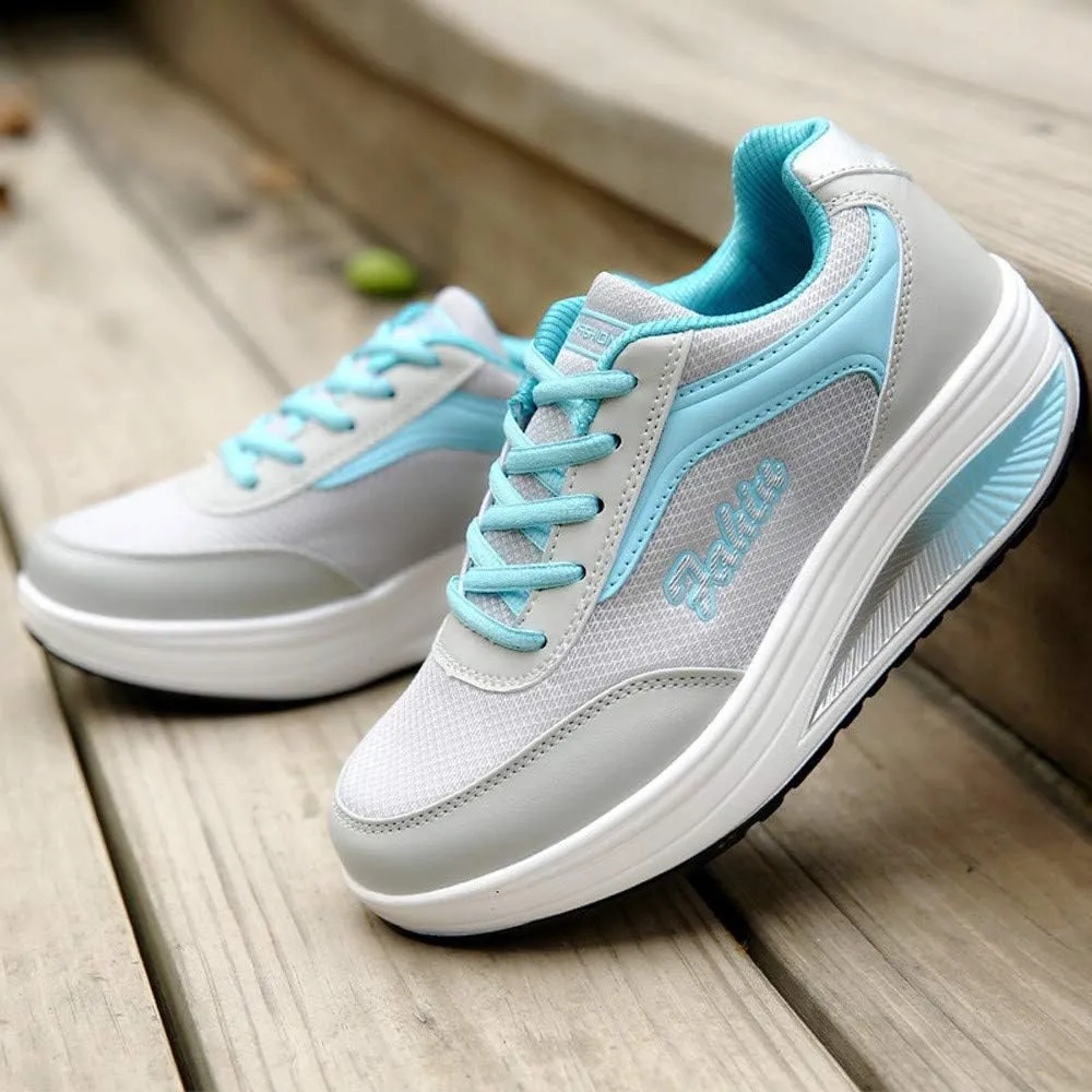Orthopedic Sneakers for Women Arch Support Lace Up Breathable Lightweight Running Shoes Mesh Comfortable Cushion Sneakers