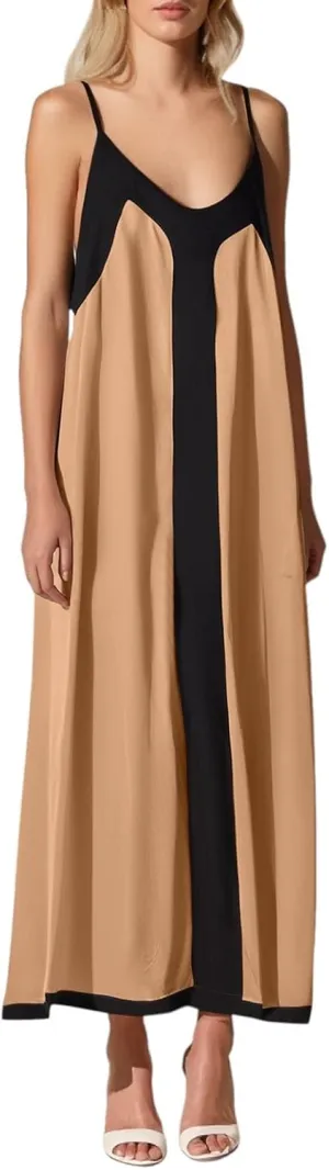 PTOLOCIF Summer Maxi Dresses for Women 2025 Trendy V Neck Spaghetti Strap Beach Sundress Flowy Elegant Holiday Party Dresses
