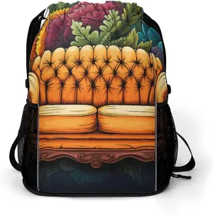 Sports Belt Pocket,Couch Drawstring Backpack,drawstring Bag,travel Drawstring Backpack with Side Pocket, 45.5x41.5x36cm, Style