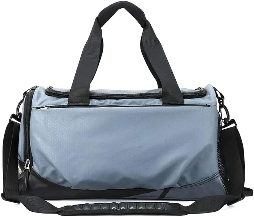 TOEWOE Travel Duffel Bag, Sports Gym Bag with Wet Pocket & Shoes Compartment, Lightweight Fitness Bag for Men and Women, Great for Fitness, Travel, Outdoor, Sports (Blue)