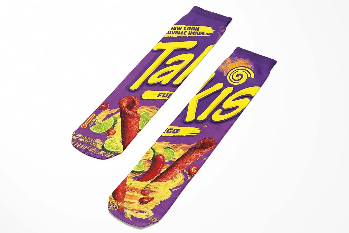 Unisex Funny Crazy Color 3D Puzzle Stripe Food Pattern Athletic Sports Crew Tube Socks