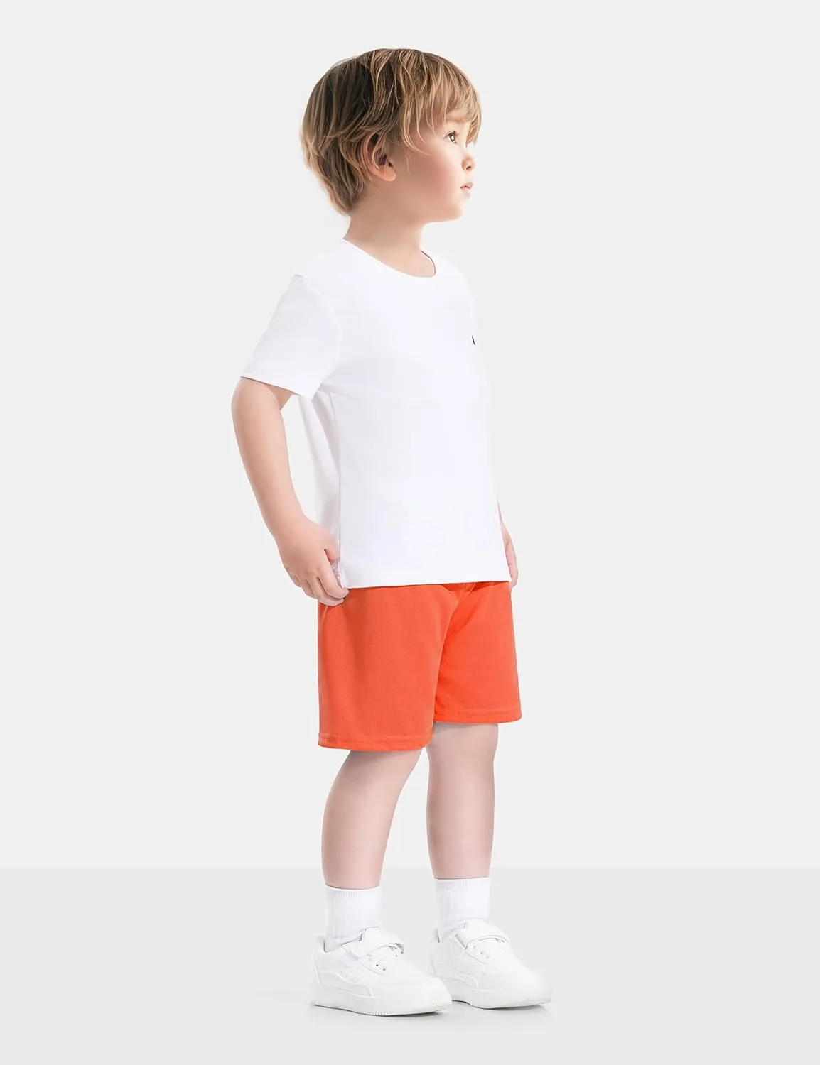 Witwot 3 Pack Toddler Boys Athletic Basketball Shorts Baby Boy Soccer Shorts Summer Clothes Size 2-5T