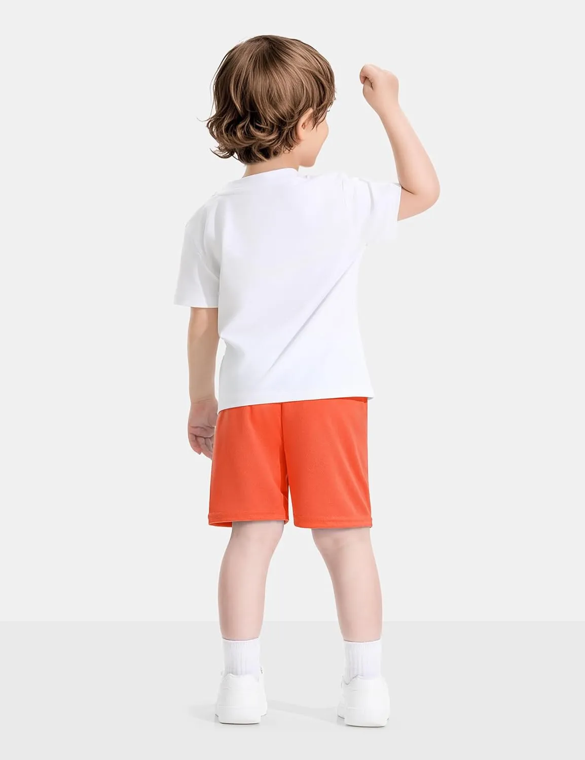 Witwot 3 Pack Toddler Boys Athletic Basketball Shorts Baby Boy Soccer Shorts Summer Clothes Size 2-5T