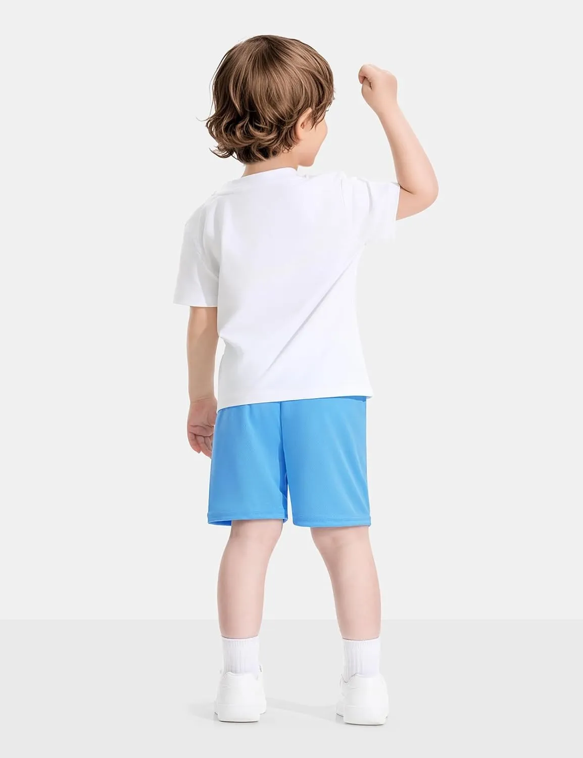 Witwot 3 Pack Toddler Boys Athletic Basketball Shorts Baby Boy Soccer Shorts Summer Clothes Size 2-5T