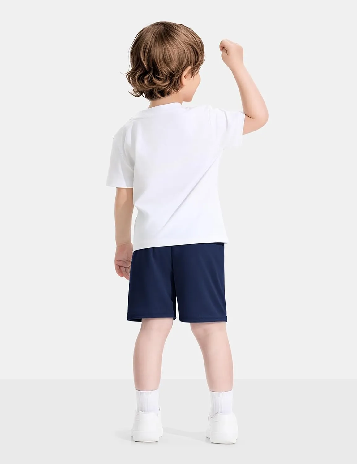 Witwot 3 Pack Toddler Boys Athletic Basketball Shorts Baby Boy Soccer Shorts Summer Clothes Size 2-5T