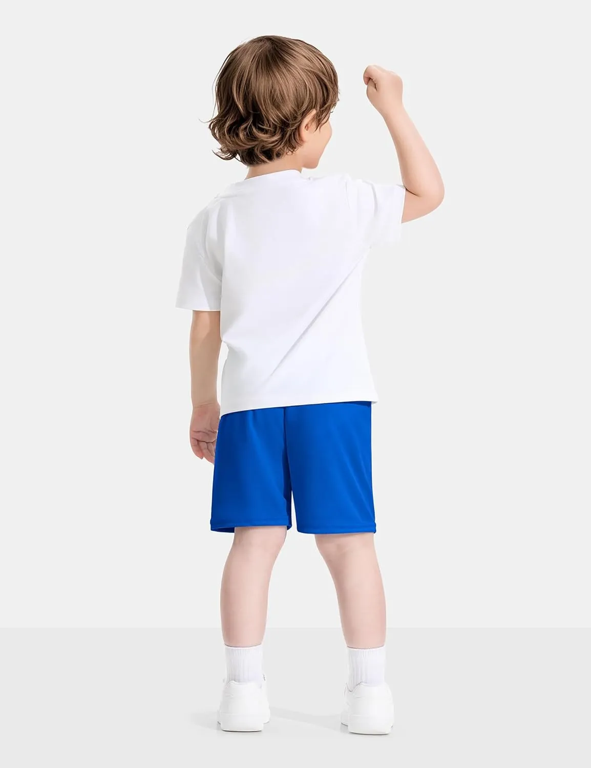 Witwot 3 Pack Toddler Boys Athletic Basketball Shorts Baby Boy Soccer Shorts Summer Clothes Size 2-5T