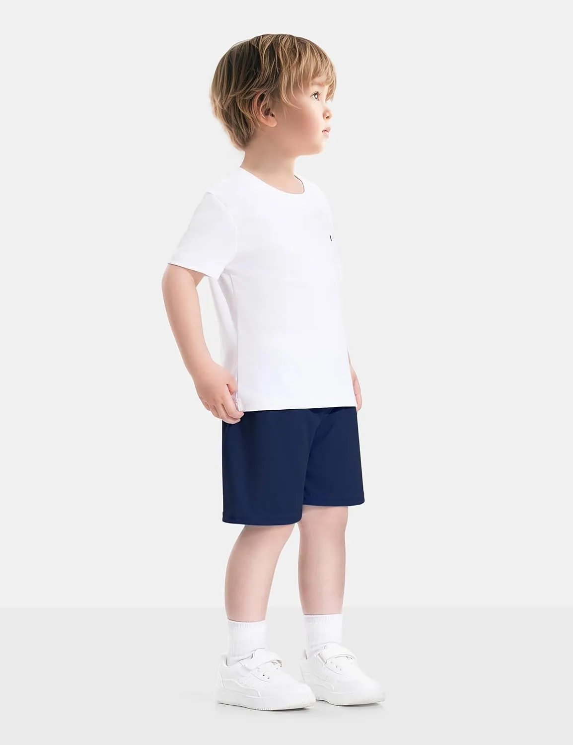 Witwot 3 Pack Toddler Boys Athletic Basketball Shorts Baby Boy Soccer Shorts Summer Clothes Size 2-5T
