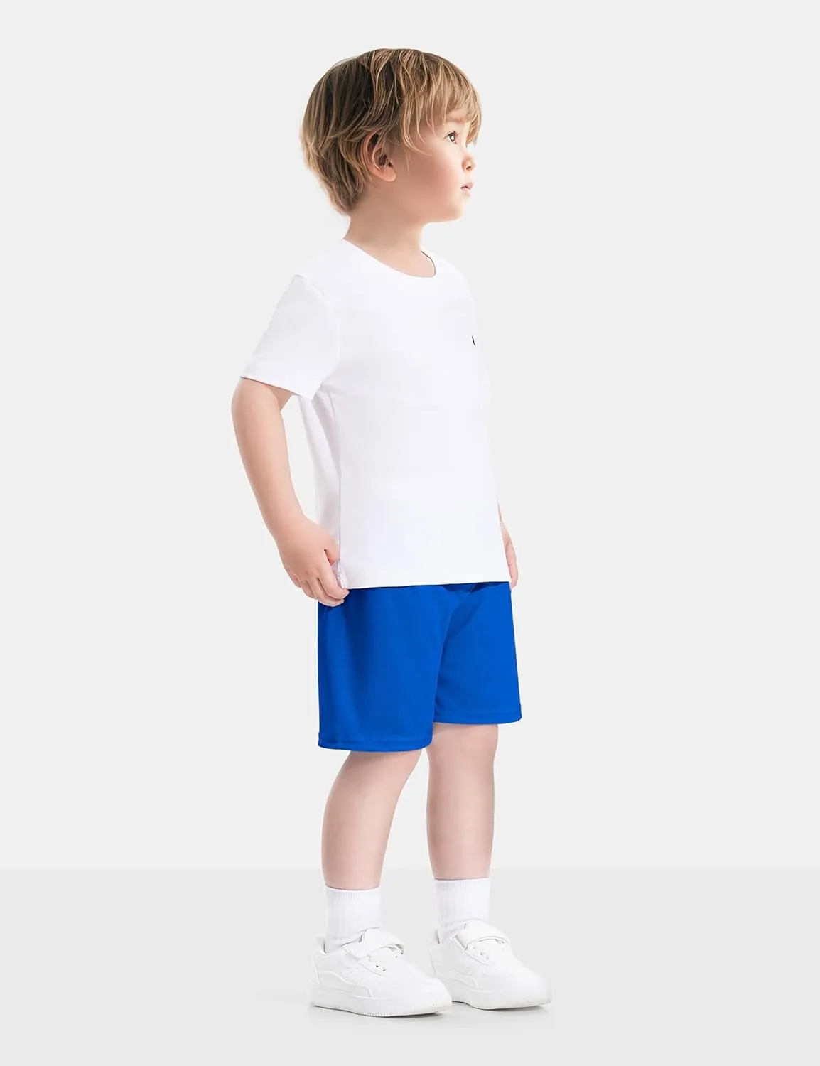 Witwot 3 Pack Toddler Boys Athletic Basketball Shorts Baby Boy Soccer Shorts Summer Clothes Size 2-5T