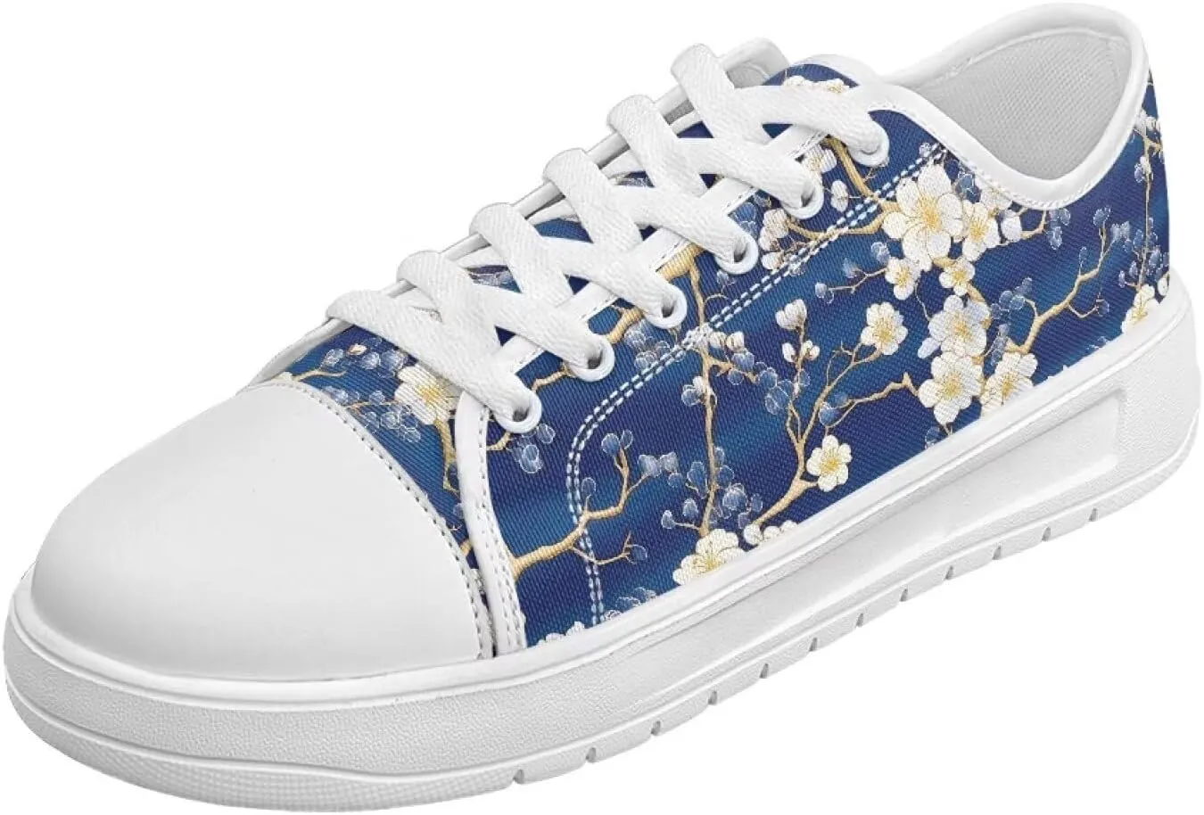 Womens Casual Sneakers Flower Shoes for Women Lightweight & Comfort Canvas Shoes