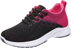 Women's Sneakers Athletic Sport Running Tennis Walking Shoes Arch Support Tennis Shoes Women Black Platform Loafers Vintage Sneakers for Women