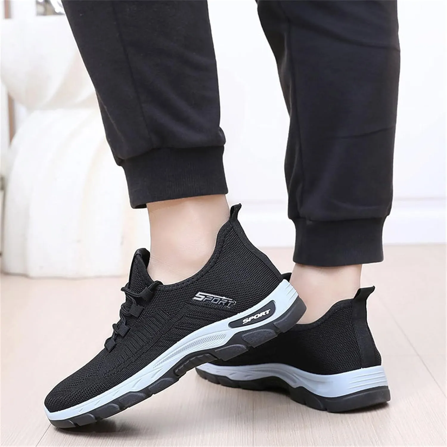 Women's Walking Shoes Arch Support Non Slip Work Shoes Lightweight Casual Breathable Tennis Shoe Work Shopping Travel Sport Athletic Sneakers Gym Tennis Slip On Comfortable Lightweight Shoe