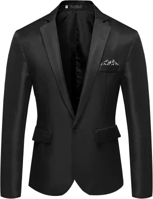 Ymosrh Motorcycle Jacket Men Business Wedding Long Sleeve Buttons Slim Fit Suit Coat Jacket Winter Jackets