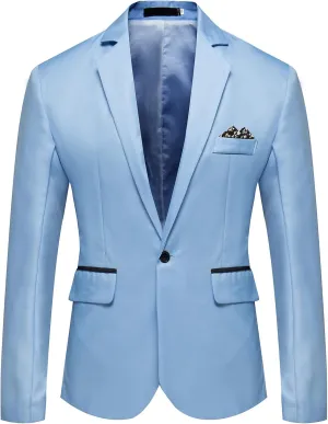 Ymosrh Motorcycle Jacket Men Business Wedding Long Sleeve Buttons Slim Fit Suit Coat Jacket Winter Jackets