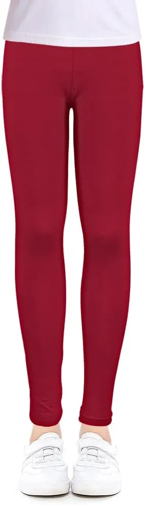 ZukoCert Girls Leggings Multipack - Soft Comfortable Athletic Leggings for Girls 4-12 Years